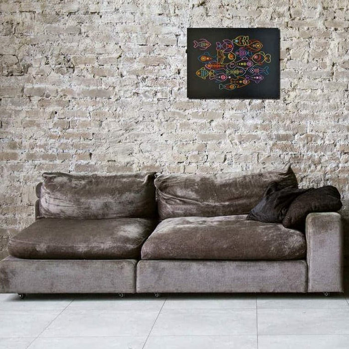 רקמת חרוזים - דגים