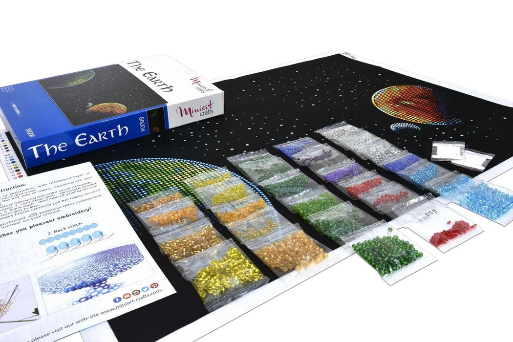 רקמת חרוזים - כדור הארץ