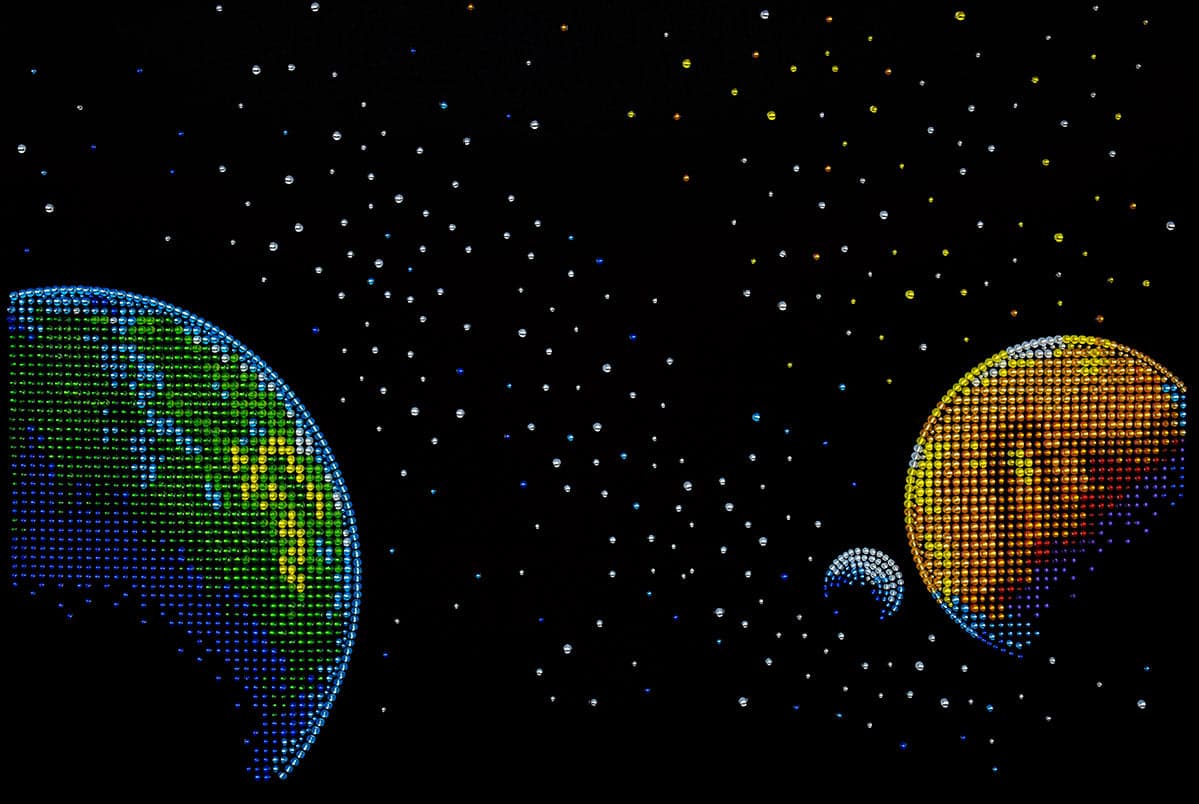 רקמת חרוזים - כדור הארץ