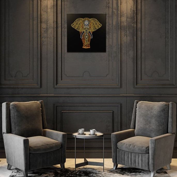 רקמת חרוזים - פיל הזהב