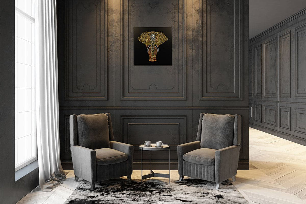 רקמת חרוזים - פיל הזהב