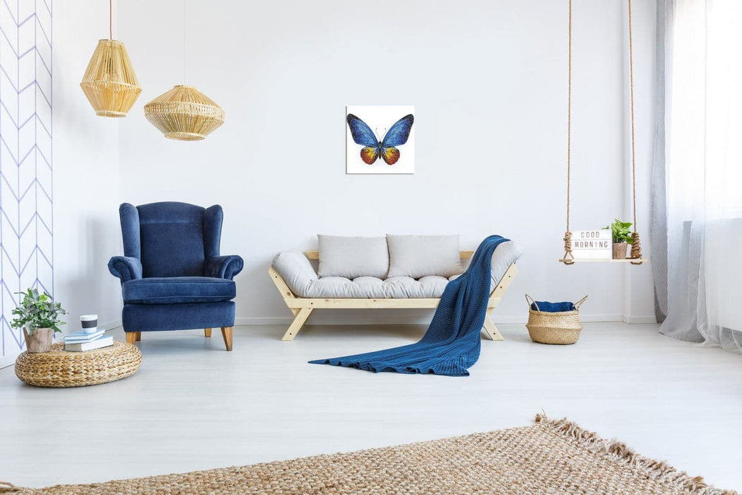 רקמת חרוזים - פרפר כחול