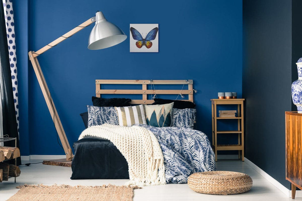 רקמת חרוזים - פרפר כחול