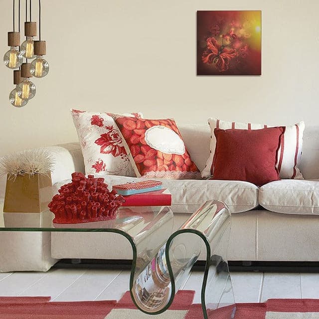 רקמת חרוזים - פרפרים פרחוניים