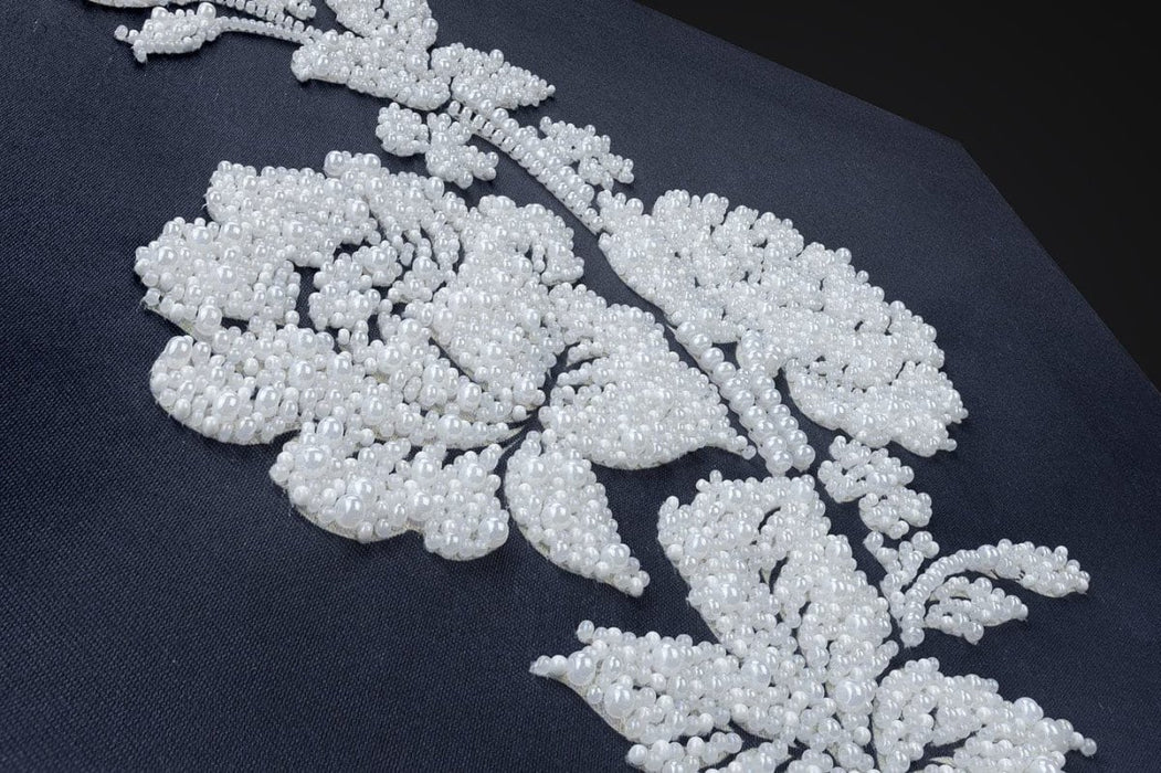 רקמת חרוזים - פרחי פנינה