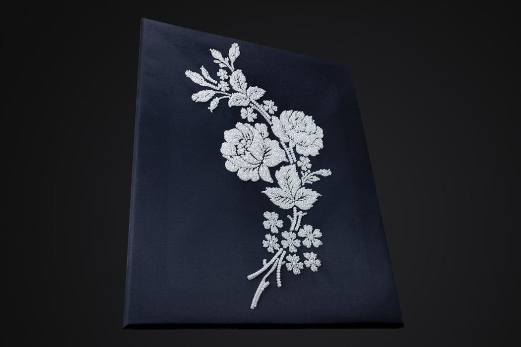 רקמת חרוזים - פרחי פנינה