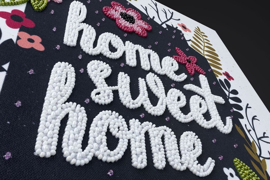 רקמת חרוזים - Home Sweet Home