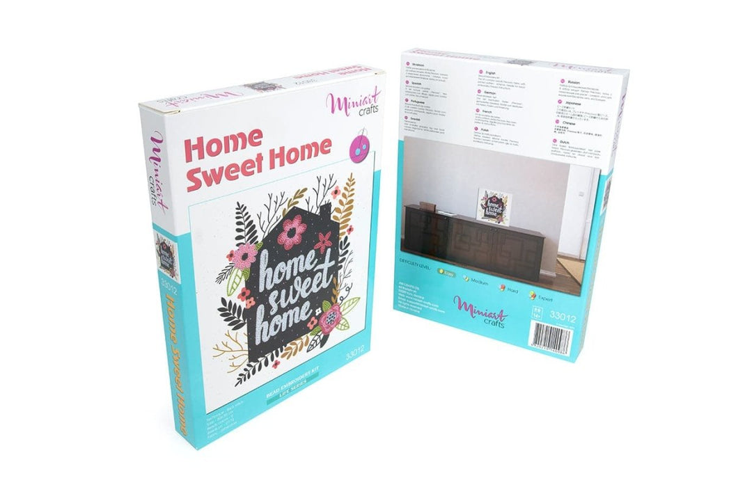 רקמת חרוזים - Home Sweet Home