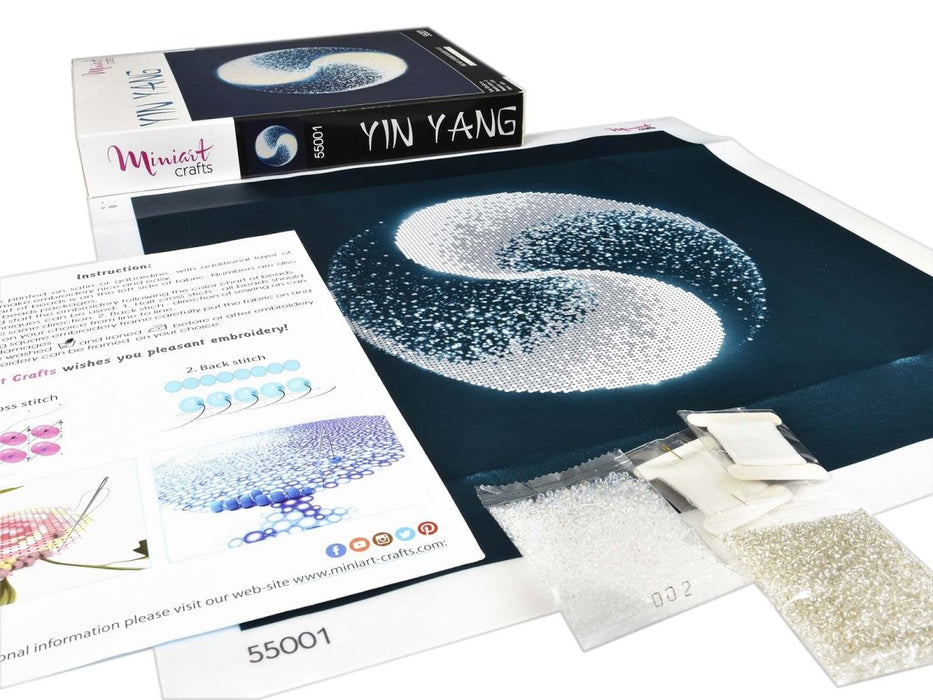 רקמת חרוזים - יין יאנג