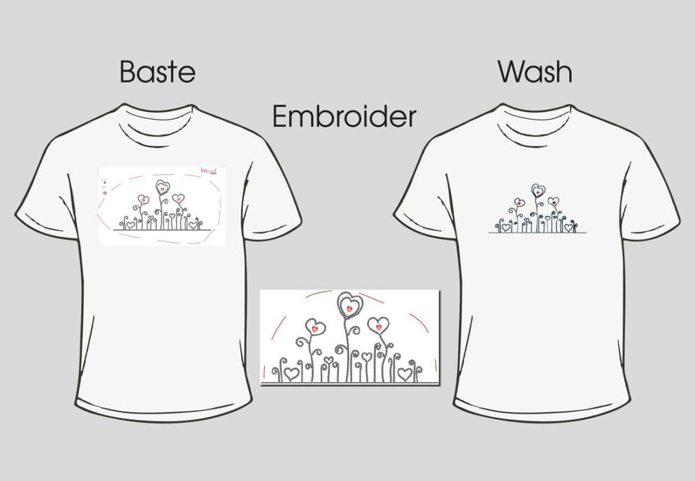 רקמת חרוזים על בגדים - לבבות פרחוניים