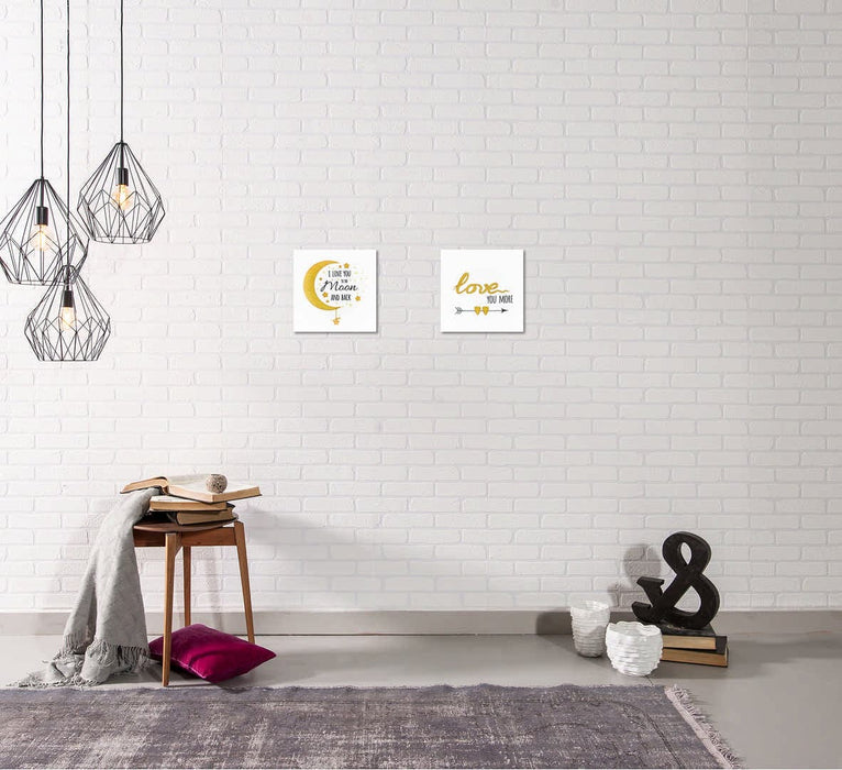 רקמת חרוזים - Love you to the Moon and Back