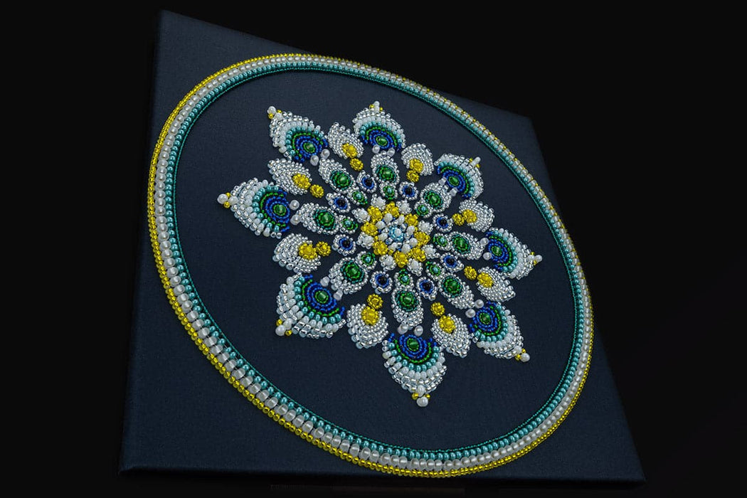 רקמת חרוזים - מנדלה 2