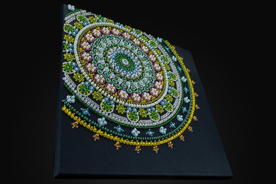 רקמת חרוזים - מנדלה 3