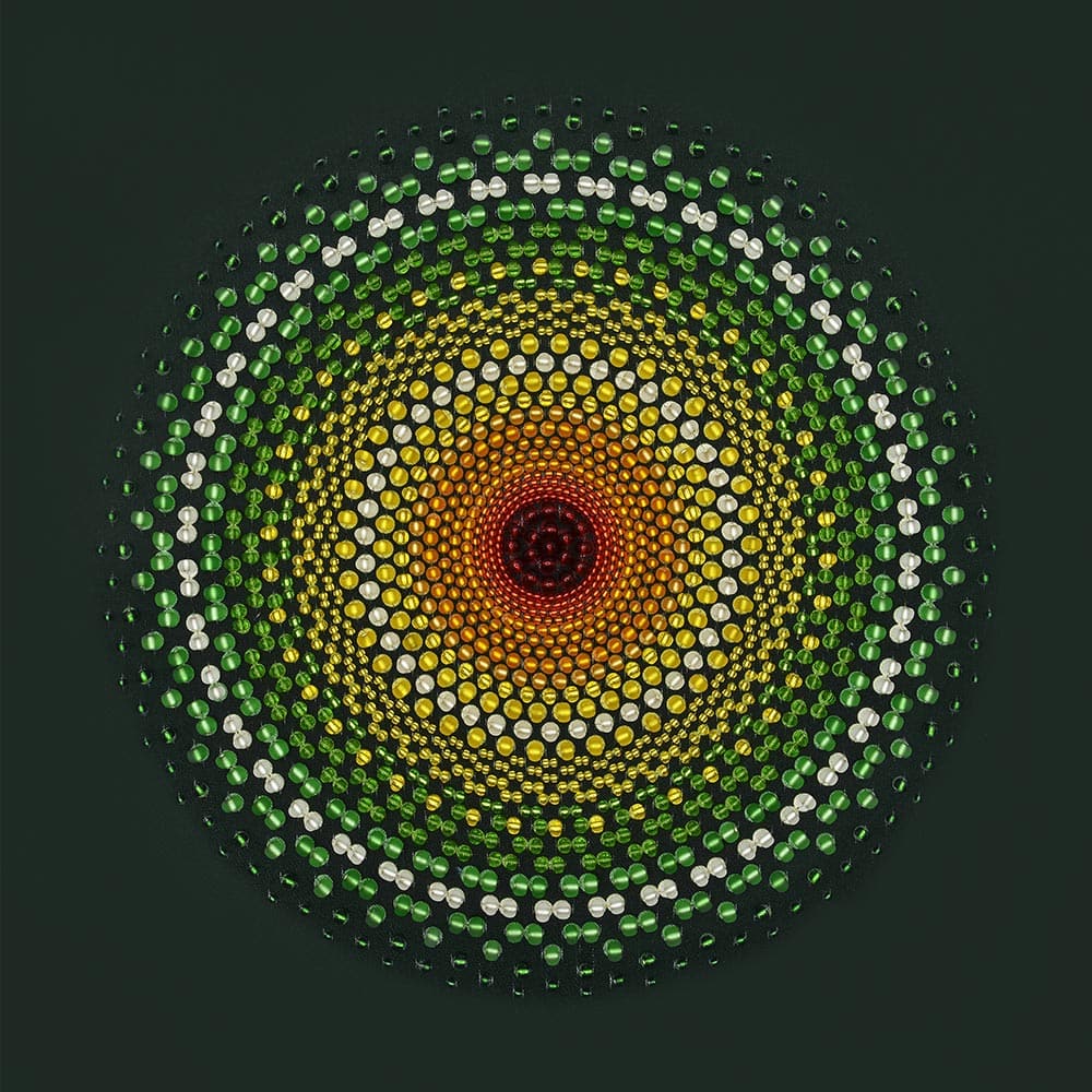 רקמת חרוזים - מנדלה 5