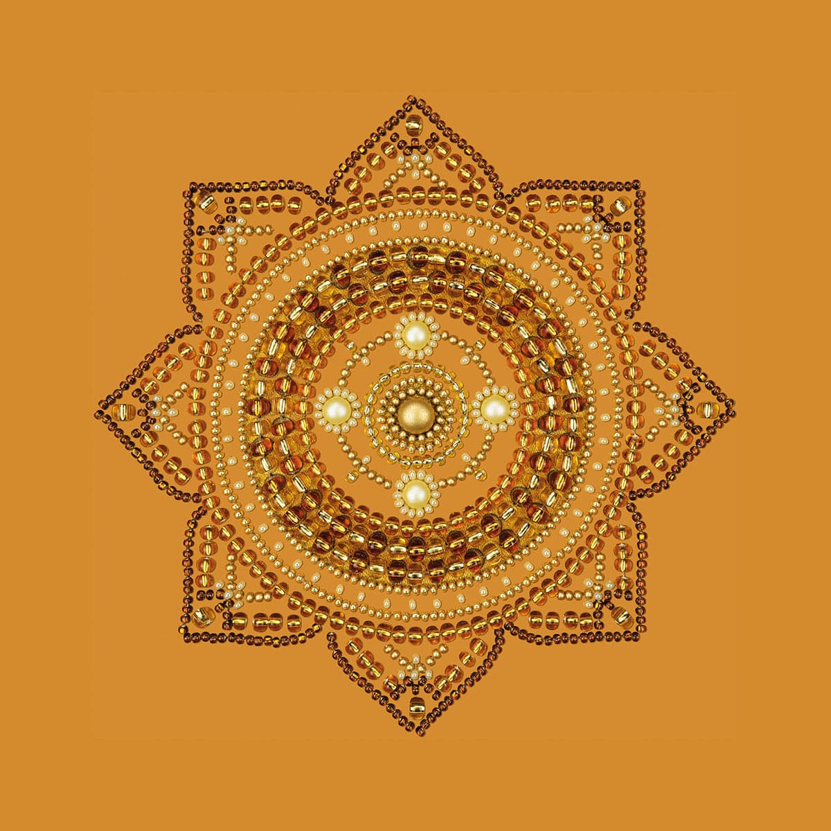 רקמת חרוזים - מנדלה 8