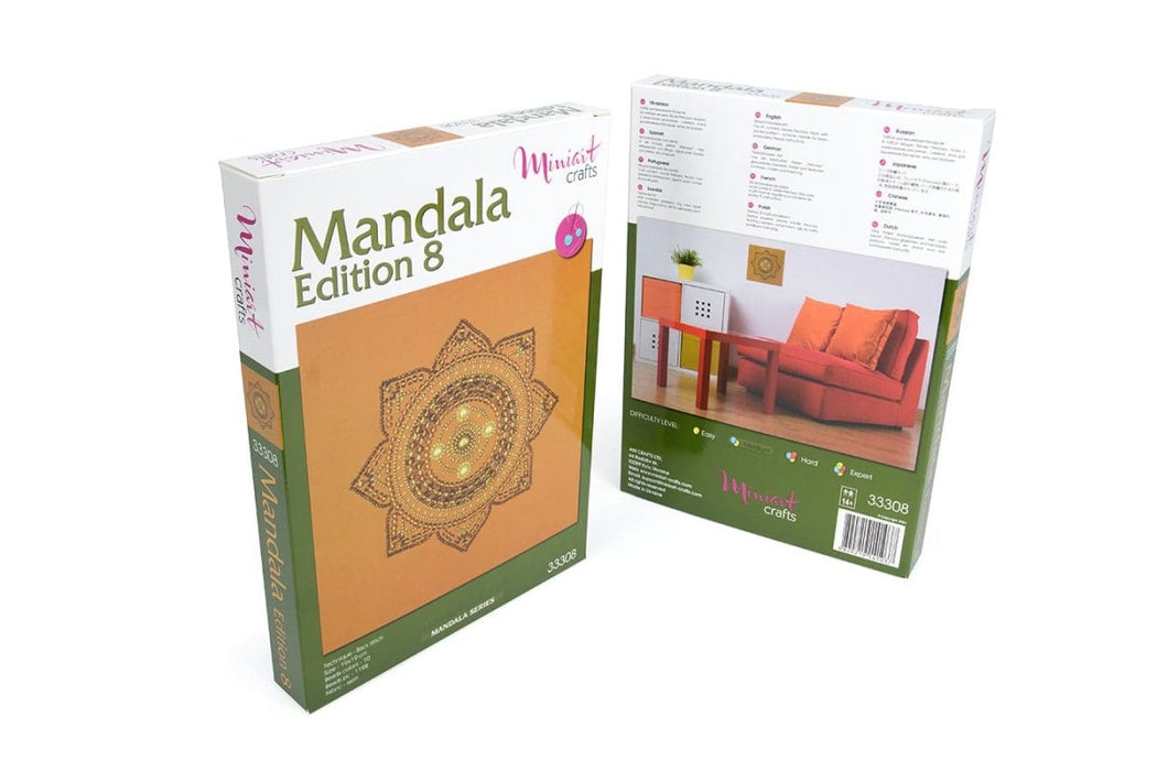 רקמת חרוזים - מנדלה 8