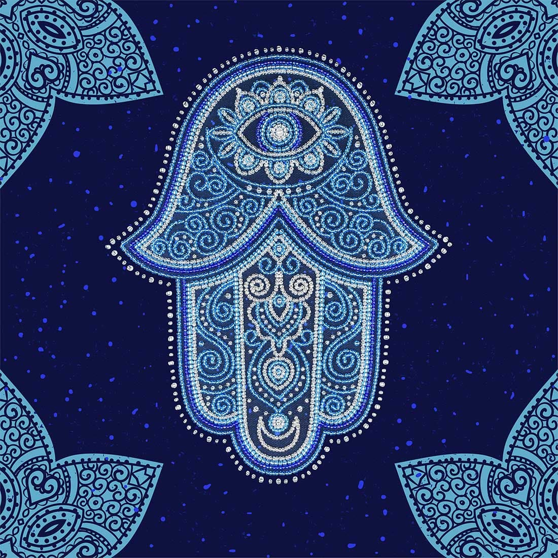 רקמת חרוזים - חמסה