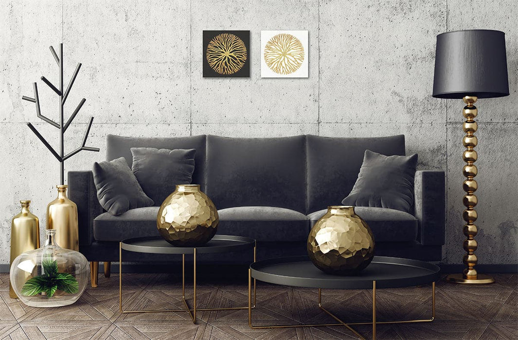 רקמת חרוזים - עץ נצנצים. רקע לבן