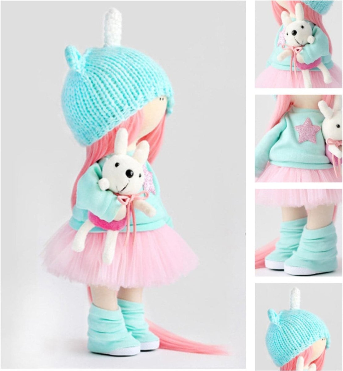 ערכת תפירה - בובה אגנס, 28 ס״מ