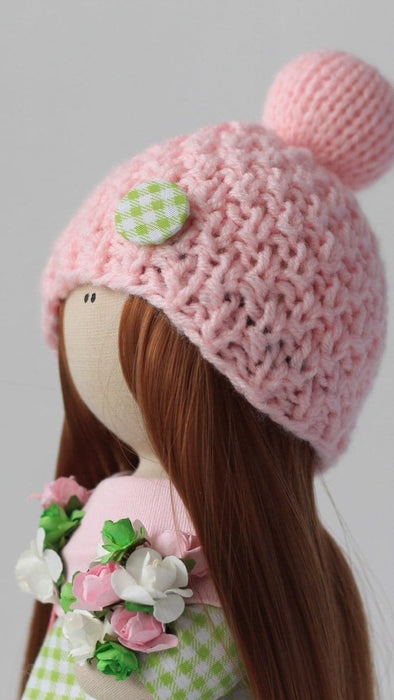 תפירת בובה - בובה אוליביה, 28 ס״מ