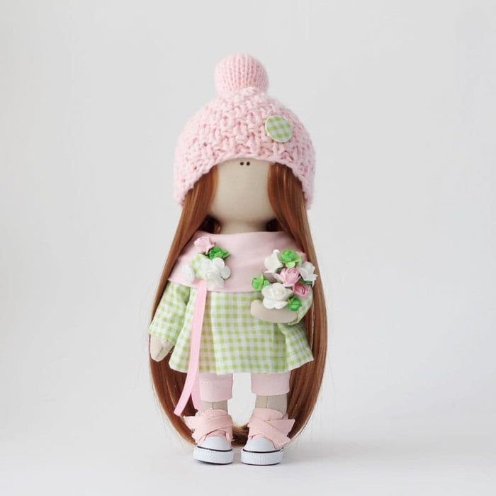 תפירת בובה - בובה אוליביה, 28 ס״מ