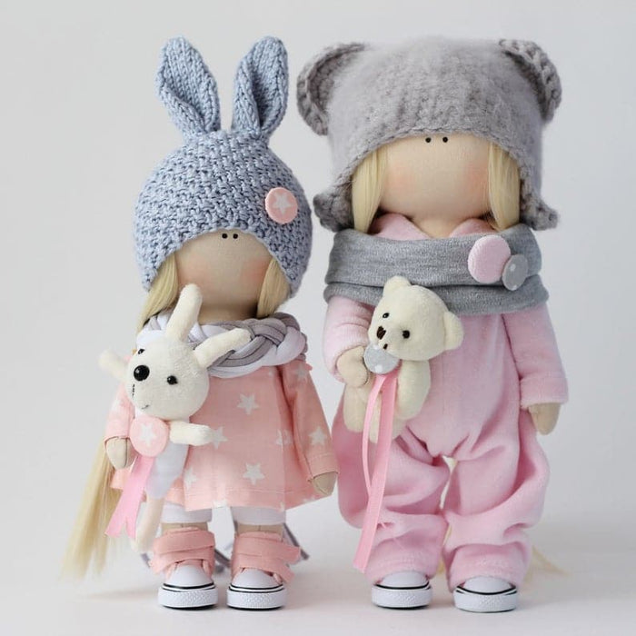 תפירת בובה - בובה באני, 22 ס״מ