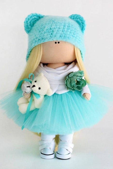 תפירת בובה - בובה טיפאני, 28 ס״מ