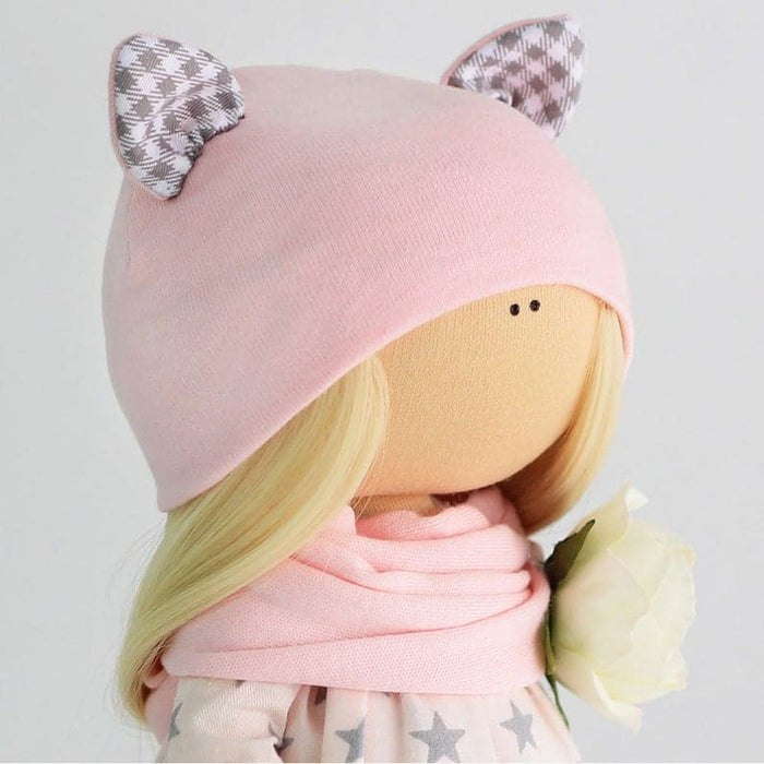 תפירת בובה - בובה קיטי, 23 ס״מ