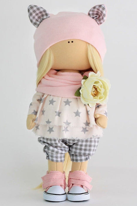 תפירת בובה - בובה קיטי, 23 ס״מ