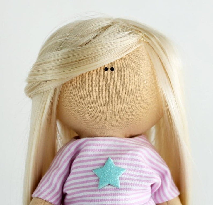 תפירת בובה - בובה לינדה, 19 ס״מ