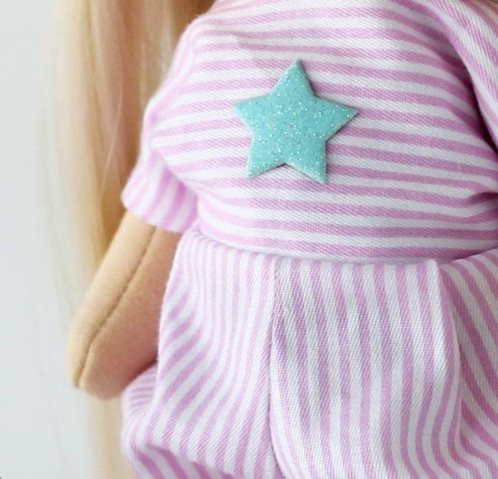 תפירת בובה - בובה לינדה, 19 ס״מ