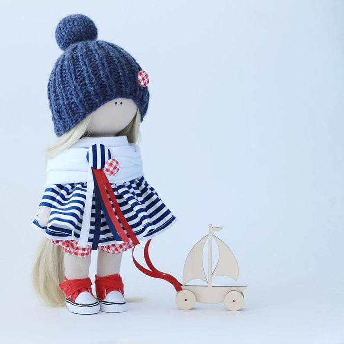 תפירת בובה - בובה מארי, 28 ס״מ