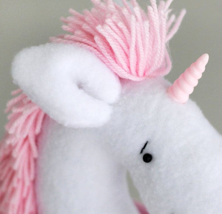 תפירת צעצוע - חד קרן פינקי, 30 ס״מ