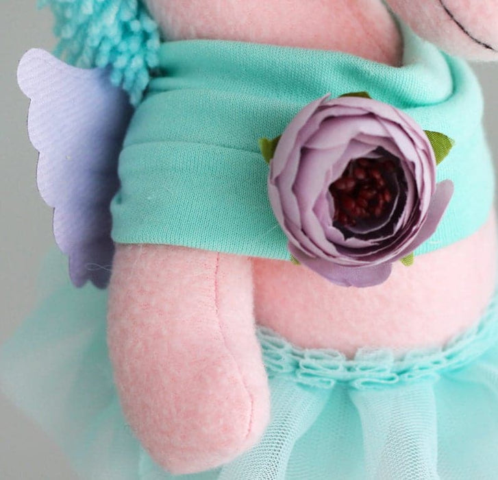 תפירת צעצוע - חד קרן מינטי, 30 ס״מ