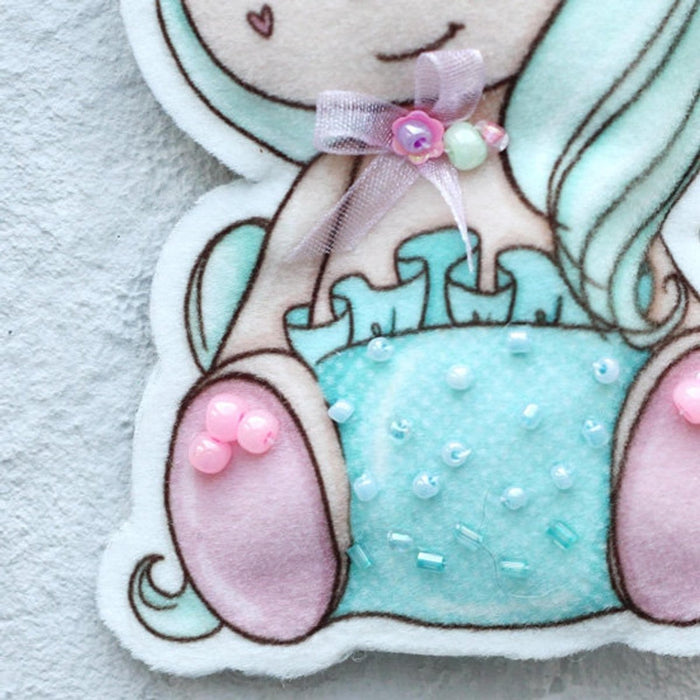 ערכת תפירה - חד קרן (סיכה או מחזיק מפתחות)