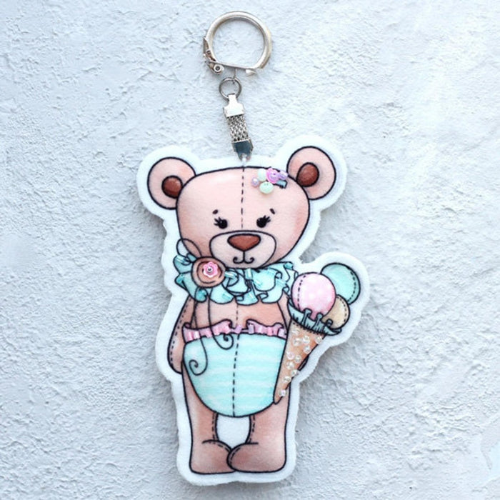 ערכת תפירה - דובי קטן (סיכה או מחזיק מפתחות)