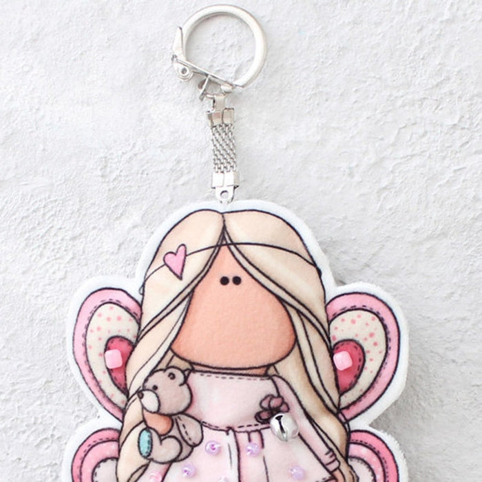 ערכת תפירה - פרפר (סיכה או מחזיק מפתחות)