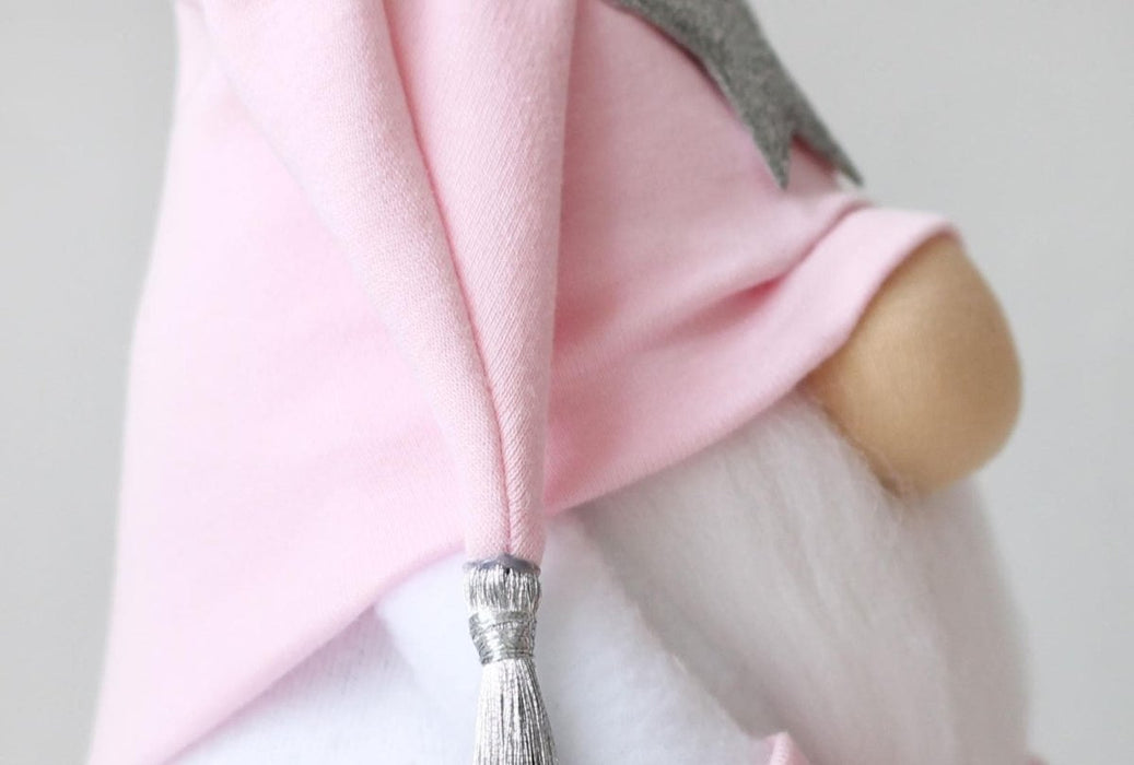 תפירת צעצוע - גמדון ורוד, 18 ס״מ