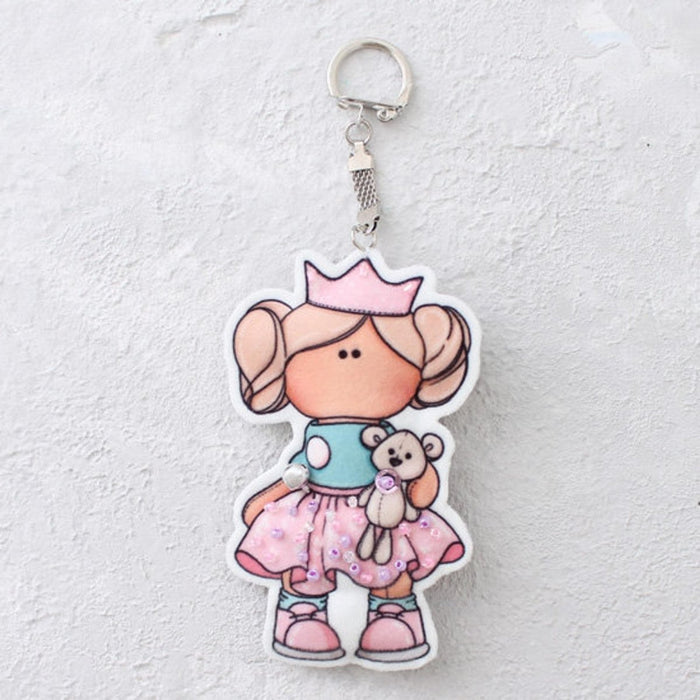 ערכת תפירה - נסיכה (סיכה או מחזיק מפתחות)