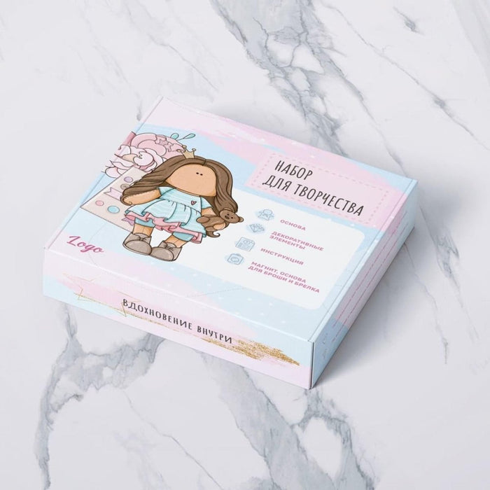 ערכת תפירה - נסיכה (סיכה או מחזיק מפתחות)