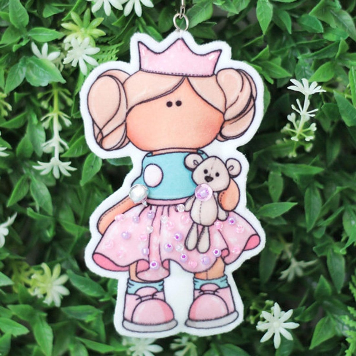 ערכת תפירה - נסיכה (סיכה או מחזיק מפתחות)