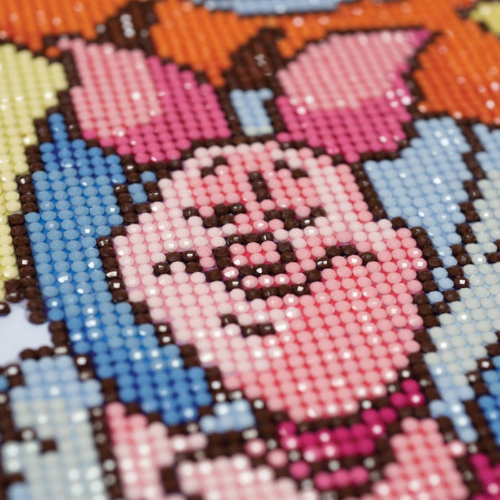 שיבוץ יהלומים - פו הדוב עם החברים