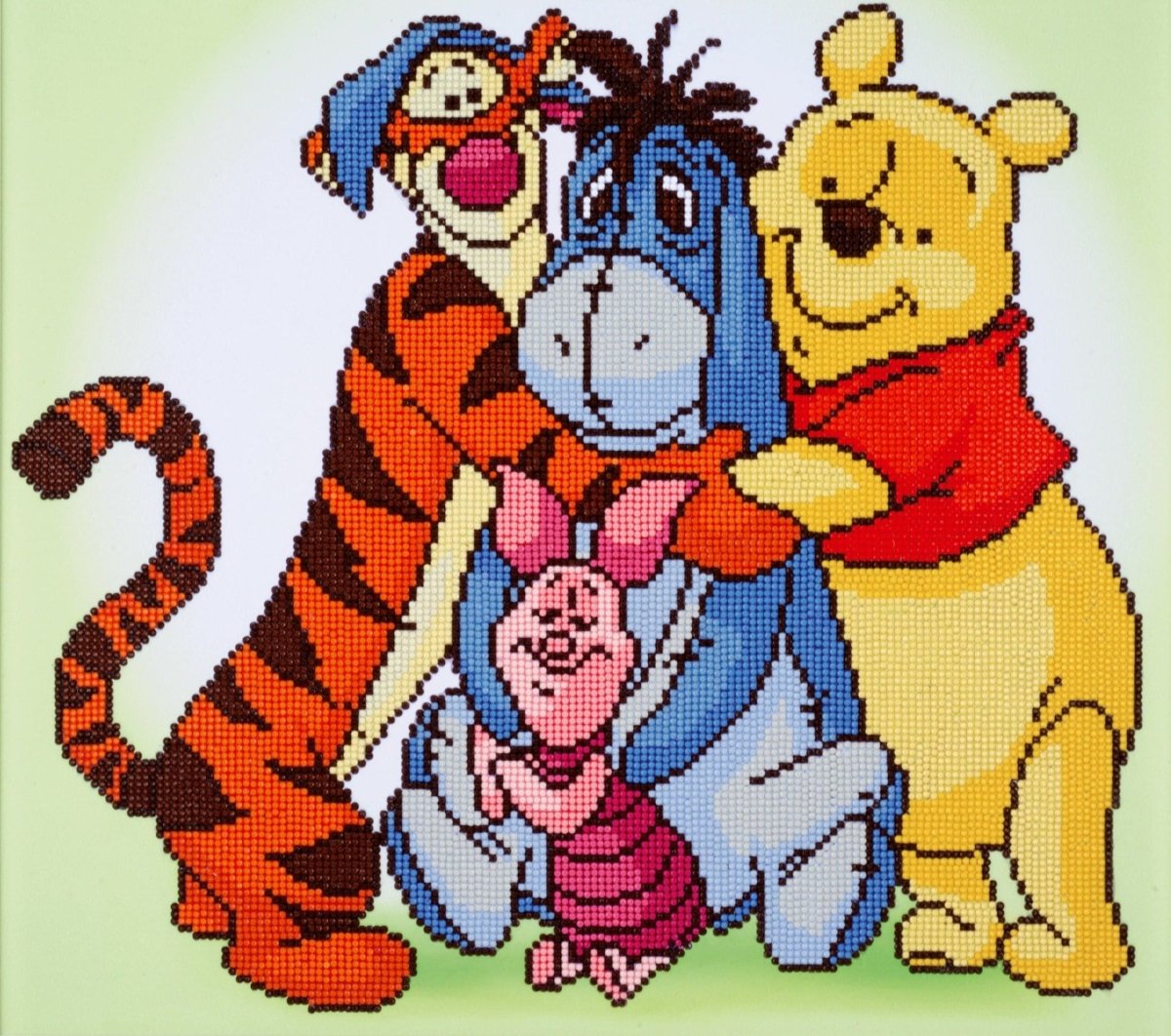 שיבוץ יהלומים - פו הדוב עם החברים