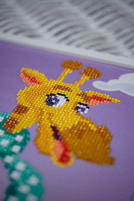 שיבוץ יהלומים - ג'ירפה