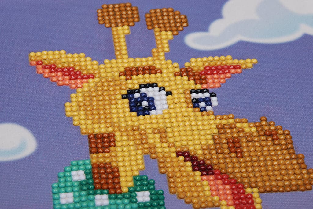 שיבוץ יהלומים - ג'ירפה