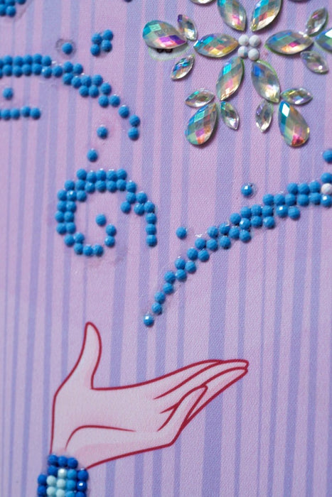 שיבוץ יהלומים - הקסם של אלזה. לשבור את הקרח