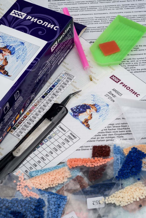 שיבוץ יהלומים - תחת המטרייה