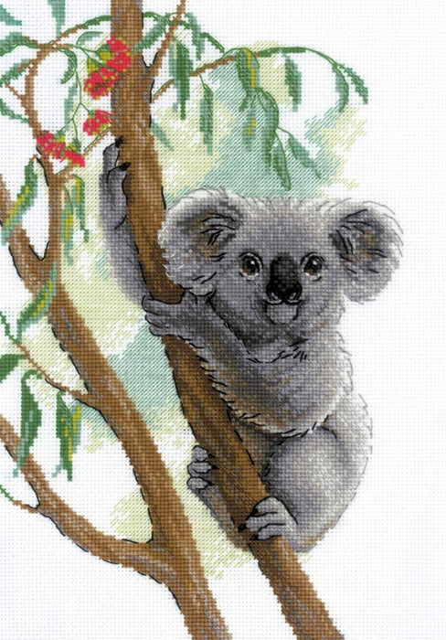 רקמה על בד גבינה - Cute Koala