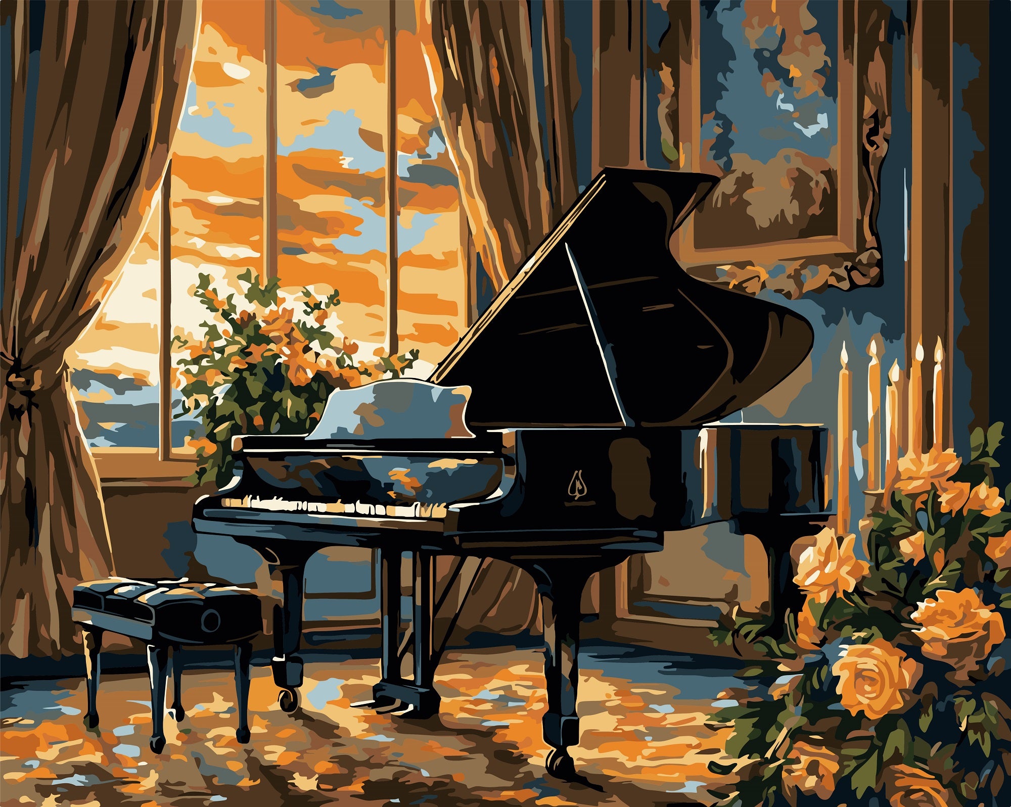 צביעה לפי מספרים - PBN1158