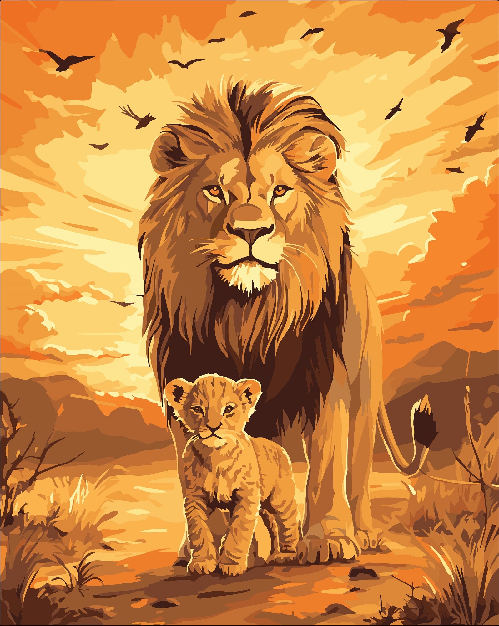 צביעה לפי מספרים - PBN1170